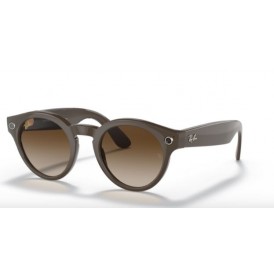 Ray Ban Stories - Round - Shiny Brown