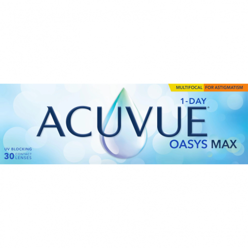 1 Day Acuvue Oasys Max Multifocal For Astigmatism (30 pack)