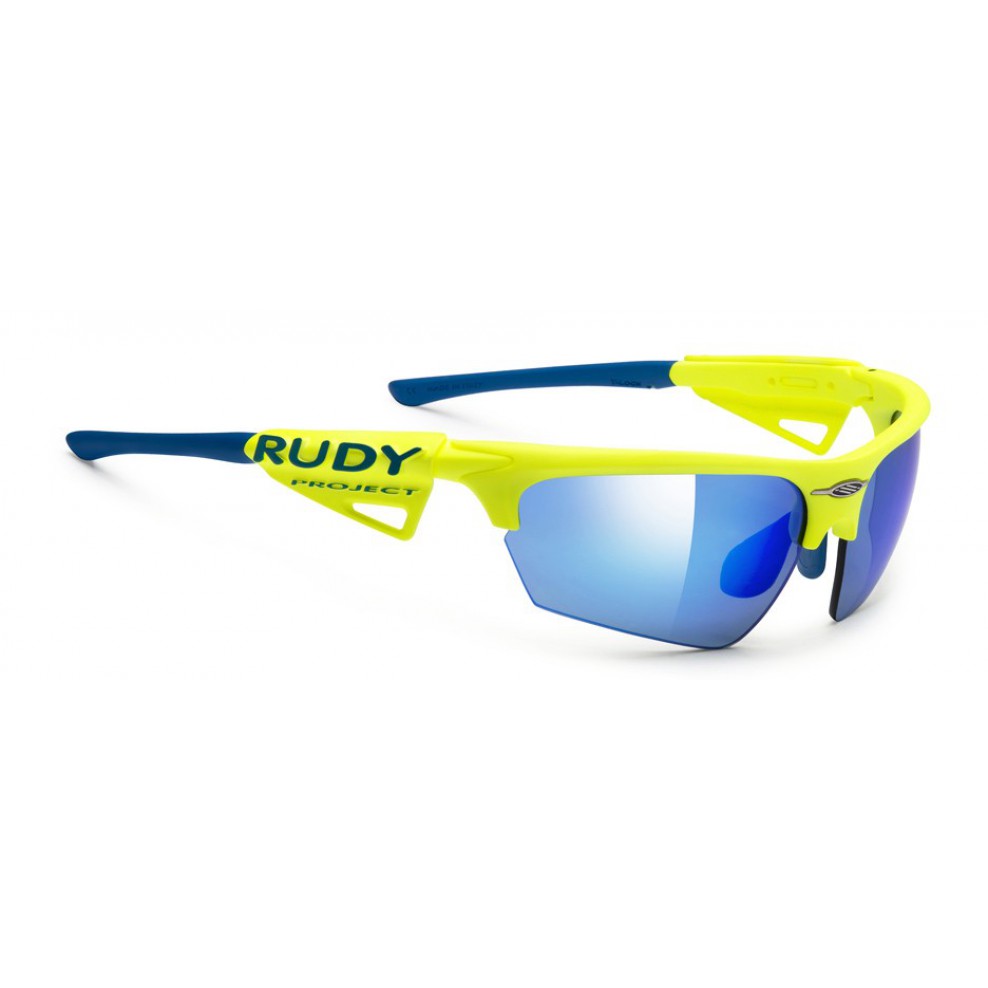 rand registreren Gezichtsvermogen Rudy Project Noyz Racing Pro Yellow Fluo - Sports Glasses